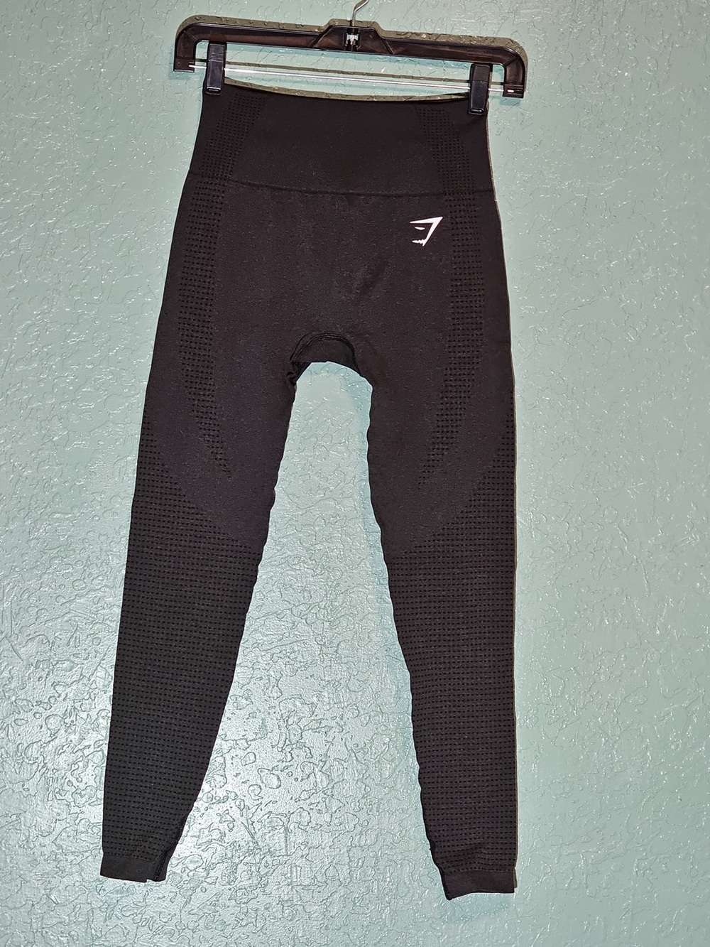 Gymshark Charcoal Gray Seamless Leggings No Size Tag
